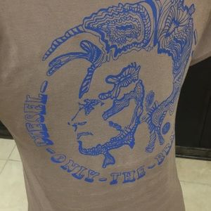 DIESEL cold shoulder ONLY THE BRAVE NWOT top!